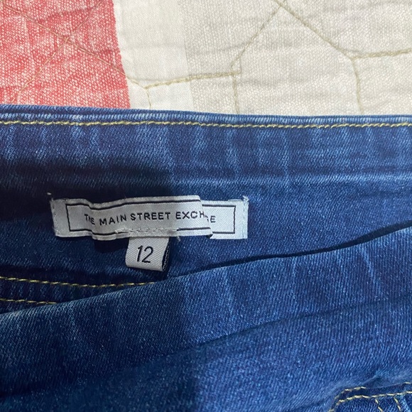 Blue Denim Maxi Skirt - Picture 4 of 4